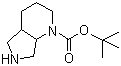 structure of CAS# 159877-36-8, 八氢-1H-吡咯并[3,4-b]吡啶-1-甲酸叔丁酯