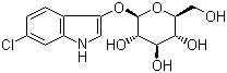 structure of CAS# 159954-28-6, 6-Chloro-3-indoxyl-beta-D-glucopyranoside
