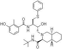 structure of CAS# 159989-64-7, Nelfinavir