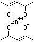 structure of CAS# 16009-86-2, Bis(acetylacetonate)tin