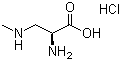 structure of CAS# 16012-55-8, 3-(甲氨基)-L-丙氨酸盐酸盐