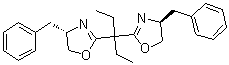 CAS 登录号：160191-64-0, (4S)-2,2'-(1-乙基亚丙基)二(4-苄基-4,5-二氢恶唑)