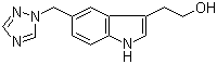 structure of CAS# 160194-39-8, 2-[5-(1,2,4-三唑-1-基甲基)-1H-吲哚-3-基]乙醇