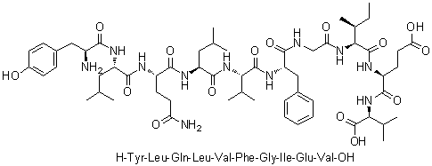 CAS # 160213-37-6, L-Tyrosyl-L-leucyl-L-glutaminyl-L-leucyl-L-valyl-L-phenylalanylglycyl-L-isoleucyl-L-alpha-glutamyl-L-valine