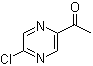 structure of CAS# 160252-31-3, 1-(5-氯-2-吡嗪基)乙酮