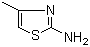 structure of CAS# 1603-91-4, 2-氨基-4-甲基噻唑