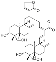 CAS 登录号：160498-02-2, 双穿心莲内酯 C