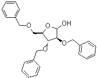 structure of CAS# 160549-10-0, 2,3,5-三-O-(苯基甲基)-D-呋喃阿拉伯糖