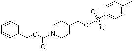 structure of CAS# 160586-68-5, 4-(对甲苯磺酰基氧基甲基)-N-(苄氧羰基)哌啶