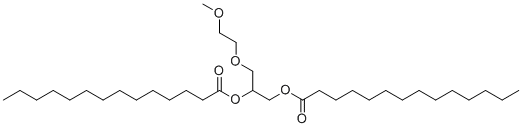 structure of CAS# 160743-62-4, 甲氧基聚乙二醇-二肉豆蔻酰基甘油