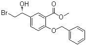 CAS 登录号：160889-18-9, 2-(苄氧基)-5-[(1R)-2-溴-1-羟基乙基]苯甲酸甲酯