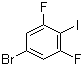 structure of CAS# 160976-02-3, 2,6-二氟-4-溴碘苯