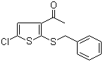 CAS 登录号：160982-09-2, 1-(2-(苄基硫代)-5-氯噻吩-3-基)乙酮