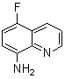 structure of CAS# 161038-18-2, 5-Fluoro-8-quinolinamine