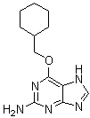 structure of CAS# 161058-83-9, 2-Amino-6-(cyclohexylmethoxy)purine