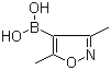 structure of CAS# 16114-47-9, 3,5-二甲基异恶唑-4-硼酸