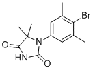 structure of CAS# 1613373-40-2, 1-(4-溴-3,5-二甲基苯基)-5,5-二甲基咪唑烷-2,4-二酮