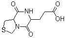 structure of CAS# 161771-75-1, 六氢-5,8-二氧代-3H-噻唑并[3,4-a]吡嗪-6-丙酸