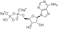 structure of CAS# 16178-48-6, 腺苷-5'-二磷酸二钠盐