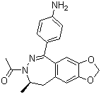 structure of CAS# 161832-65-1, Talampanel