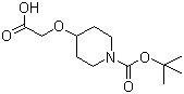 structure of CAS# 161948-70-5, N-Boc-4-carboxymethoxypiperidine