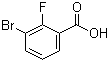 3-Bromo-2-fluorobenzoic acid molecular structure (CAS 161957-56-8)