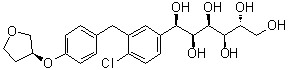 CAS 登录号：1620758-34-0, (1R)-1-C-[4-氯-3-[[4-[[(3S)-四氢-3-呋喃基]氧基]苯基]甲基]苯基]-D-山梨糖醇