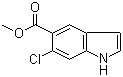 structure of CAS# 162100-83-6, Methyl 6-chloroindole-5-carboxylate