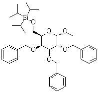 CAS # 162147-37-7, Methyl 2,3,4-tris-O-(phenylmethyl)-6-O-[tris(1-methylethyl)silyl]-alpha-D-galactopyranoside