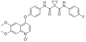 structure of CAS# 1621681-63-7, 卡博替尼N-氧化物