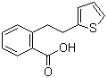 structure of CAS# 1622-54-4, 2-[2-(2-噻吩基)乙基]苯甲酸