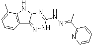 CAS # 1622945-04-3, 1-(2-Pyridinyl)ethanone 2-(4a,5-dihydro-6-methyl-2H-1,2,4-triazino[5,6-b]indol-3-yl)hydrazone
