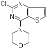 structure of CAS# 16234-15-4, 2-氯-4-(吗啉-4-基)噻吩并[3,2-d]嘧啶