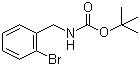 structure of CAS# 162356-90-3, N-叔丁氧羰基-2-溴苄胺