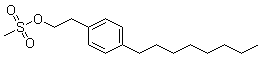 CAS 登录号：162358-06-7, 4-辛基苯乙醇甲磺酸酯