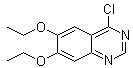 structure of CAS# 162363-46-4, 4-氯-6,7-二乙氧基喹唑啉