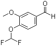 structure of CAS# 162401-70-9, 3-甲氧基-4-(二氟甲氧基)苯甲醛