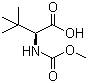 structure of CAS# 162537-11-3, N-甲氧羰基-L-叔亮氨酸