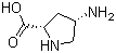 structure of CAS# 16257-83-3, (4S)-4-氨基-L-脯氨酸
