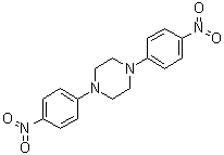CAS # 16264-05-4, 1,4-Bis(4-nitrophenyl)piperazine, 1,4-Bis(p-nitrophenyl)piperazine