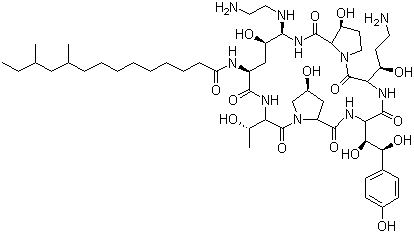 structure of CAS# 162808-62-0, 卡泊芬净