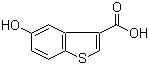 structure of CAS# 16304-39-5, 5-羟基苯并[b]噻吩-3-甲酸