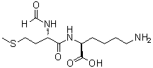 CAS 登录号：163129-51-9, N2-(N-甲酰基-L-蛋氨酰)-L-赖氨酸