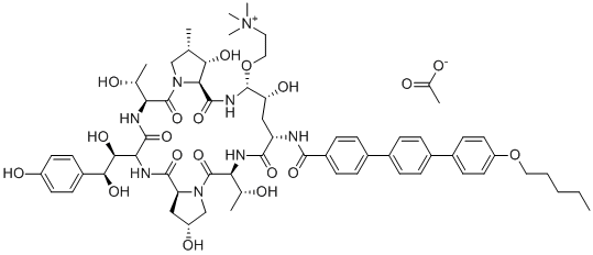 structure of CAS# 1631754-41-0, 雷扎芬净乙酸酯