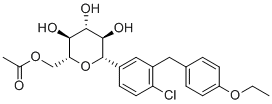 structure of CAS# 1632287-34-3, 达格列嗪单乙酰基杂质