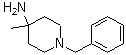 structure of CAS# 163271-06-5, 1-苄基-4-甲基-4-哌啶胺