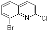 structure of CAS# 163485-86-7, 8-溴-2-氯喹啉