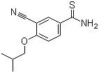 structure of CAS# 163597-57-7, 3-氰基-4-异丁氧基硫代苯甲酰胺