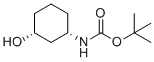structure of CAS# 1638744-25-8, (1S,3R)-(3-Hydroxy-cyclohexyl)-carbamic acid tert-butyl ester