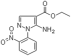 CAS 登录号：16459-33-9, 5-氨基-(2-硝基苯基)-1H-吡唑-4-羧酸乙酯